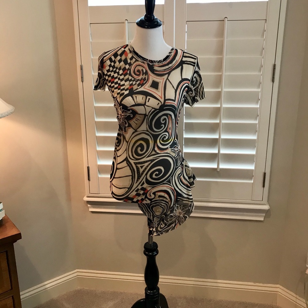 ETRO Asymmetrical Printed Top